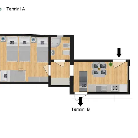 Flatinrome - Termini Apartamento Roma
